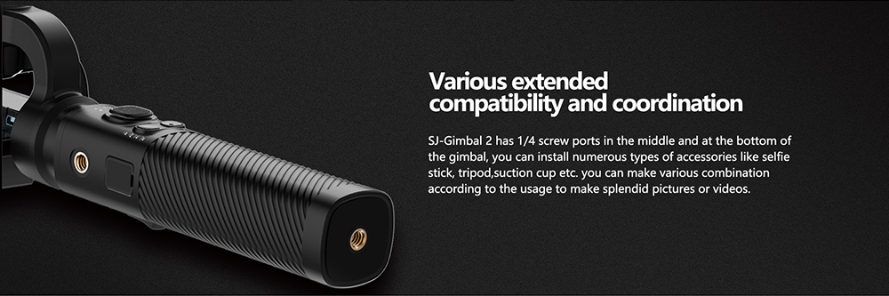 Original SJCAM SJ - GIMBAL 2 3-axis Handheld Gimbal Stabilizer for Action Cameras 