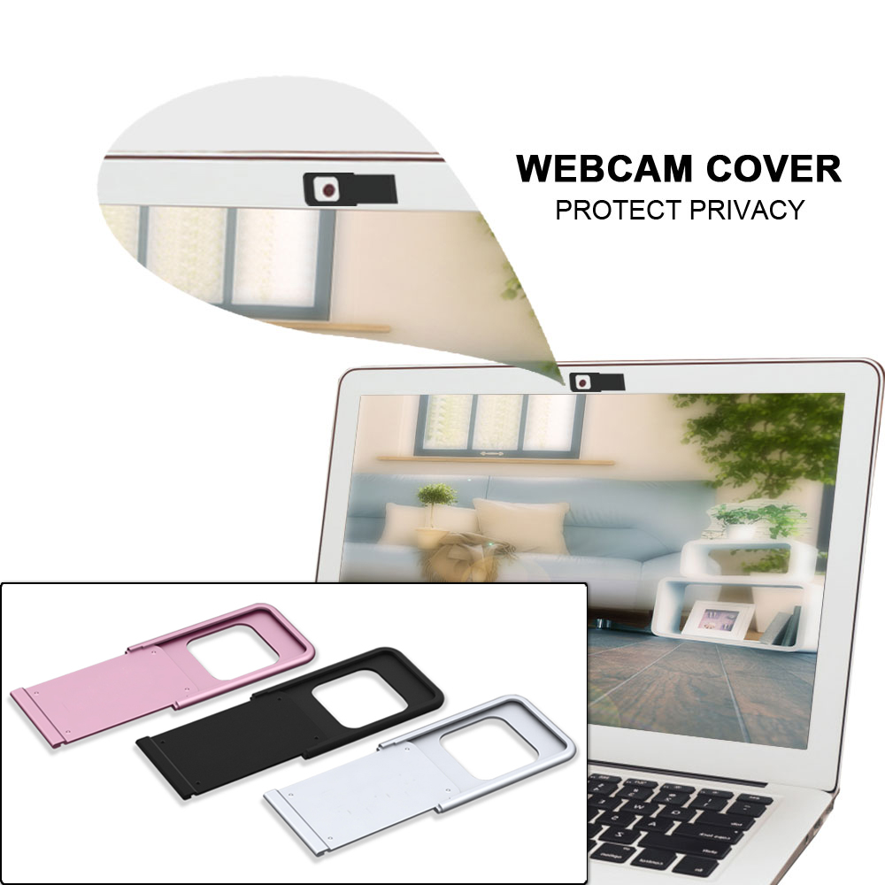 D1 0.68mm Ultra Thin Webcam Durable Metal Slider Laptop Camera Cover for Privacy