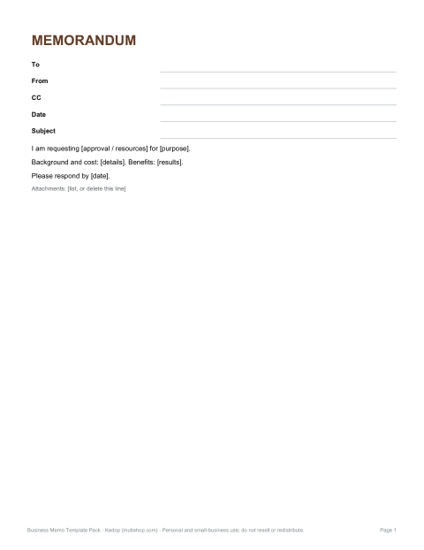 Preview of the first page of Request (DOCX/PDF)
